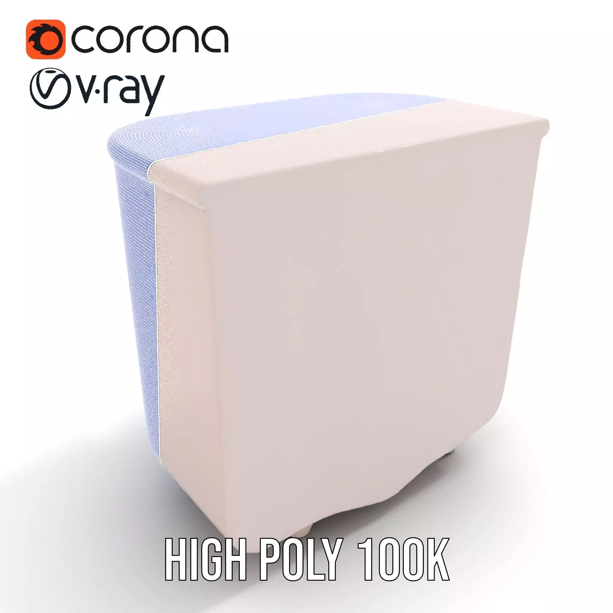 Colorful Dresser Drawer Model Pack Low-poly 3D model_32