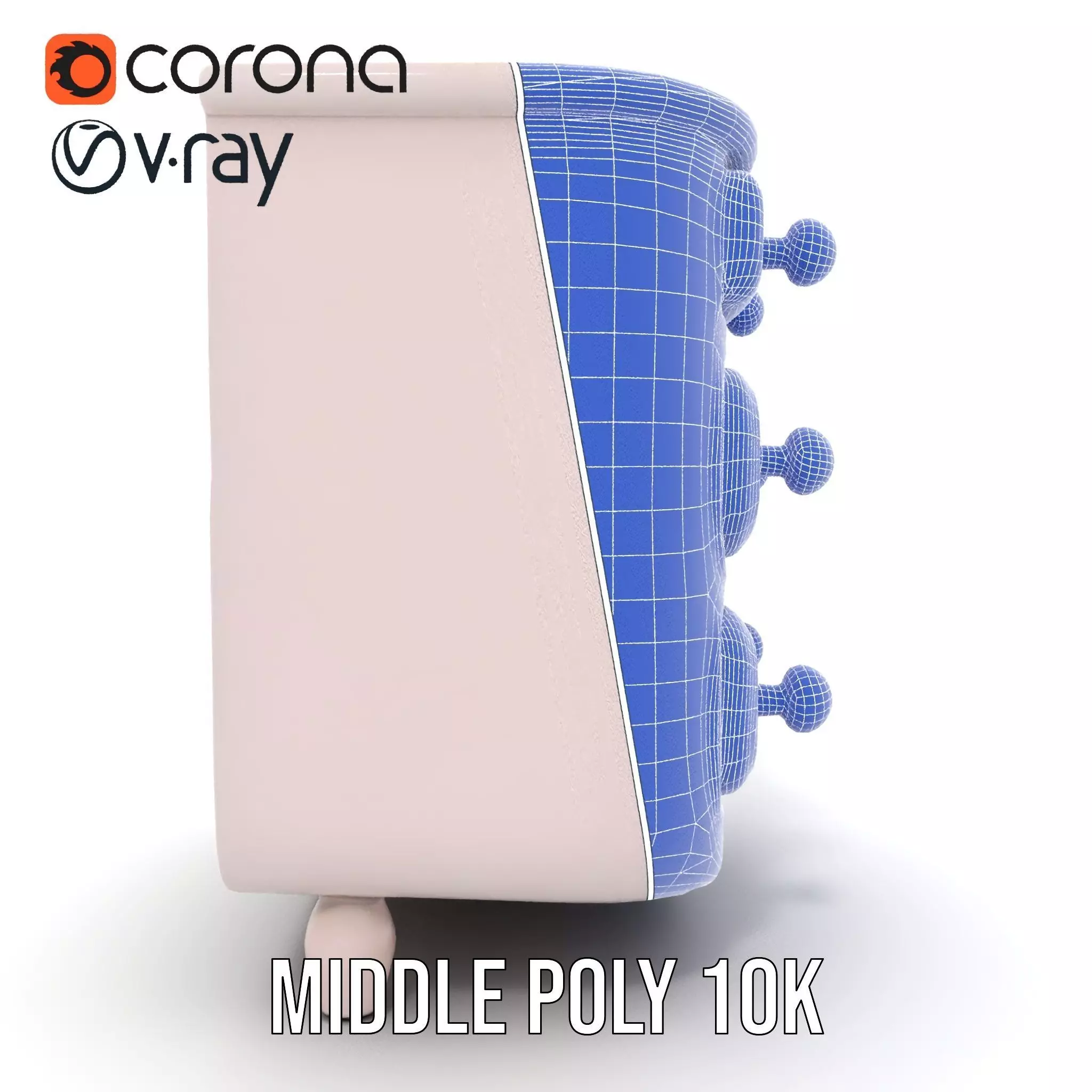 Colorful Dresser Drawer Model Pack Low-poly 3D model_22