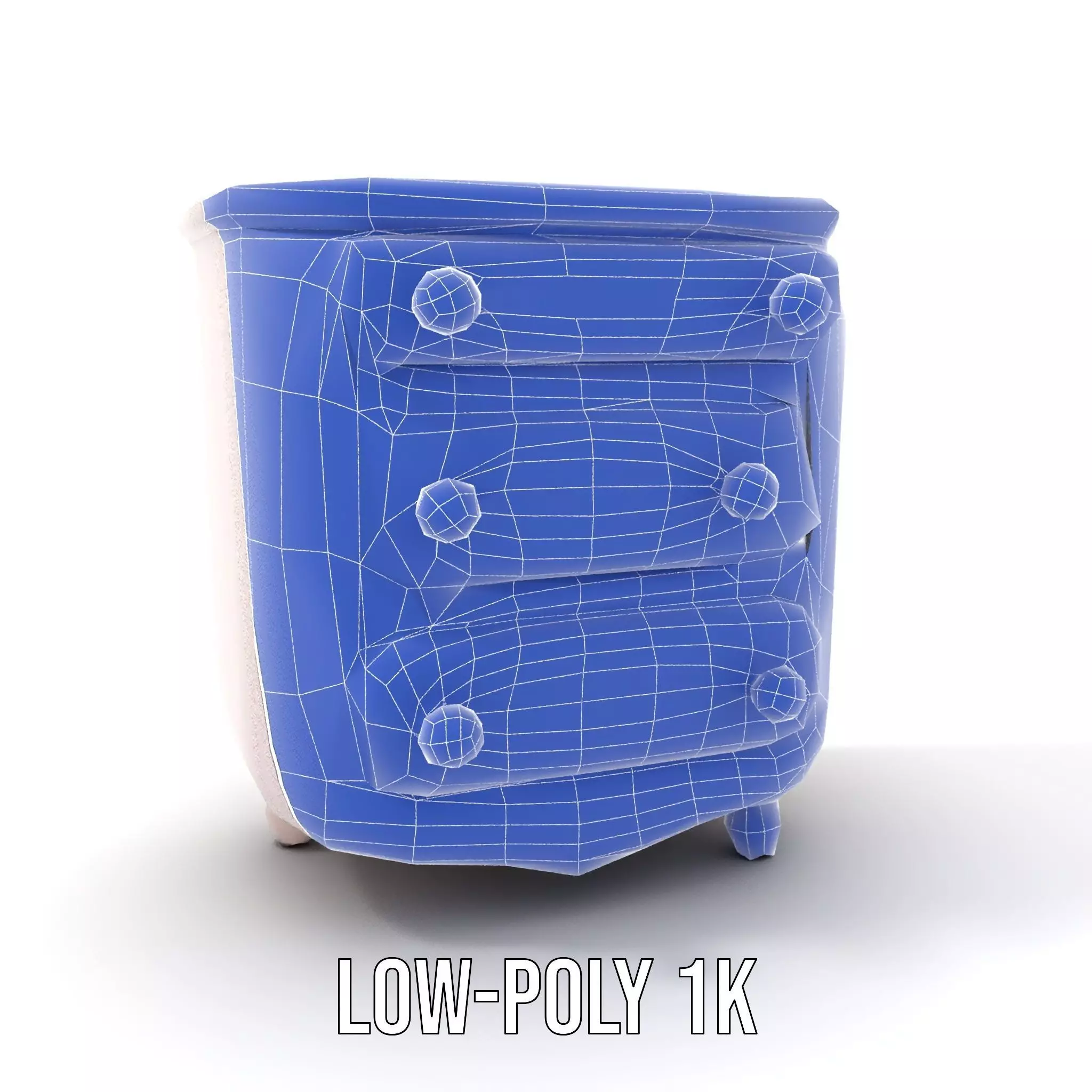 Colorful Dresser Drawer Model Pack Low-poly 3D model_20