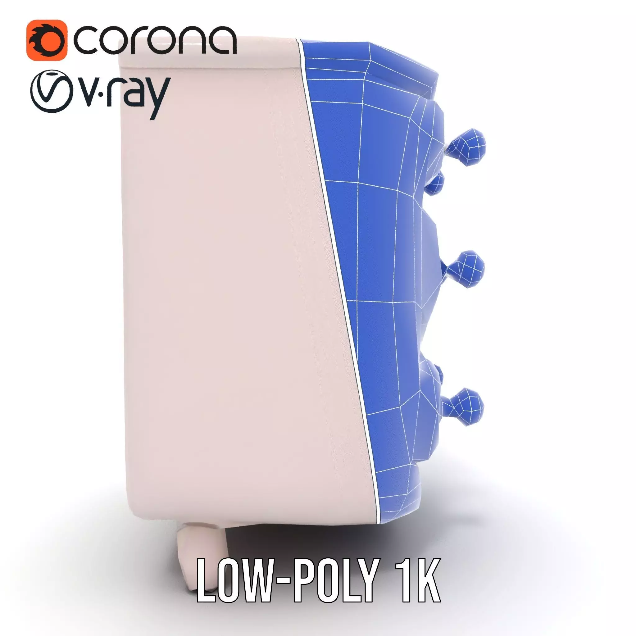 Colorful Dresser Drawer Model Pack Low-poly 3D model_28