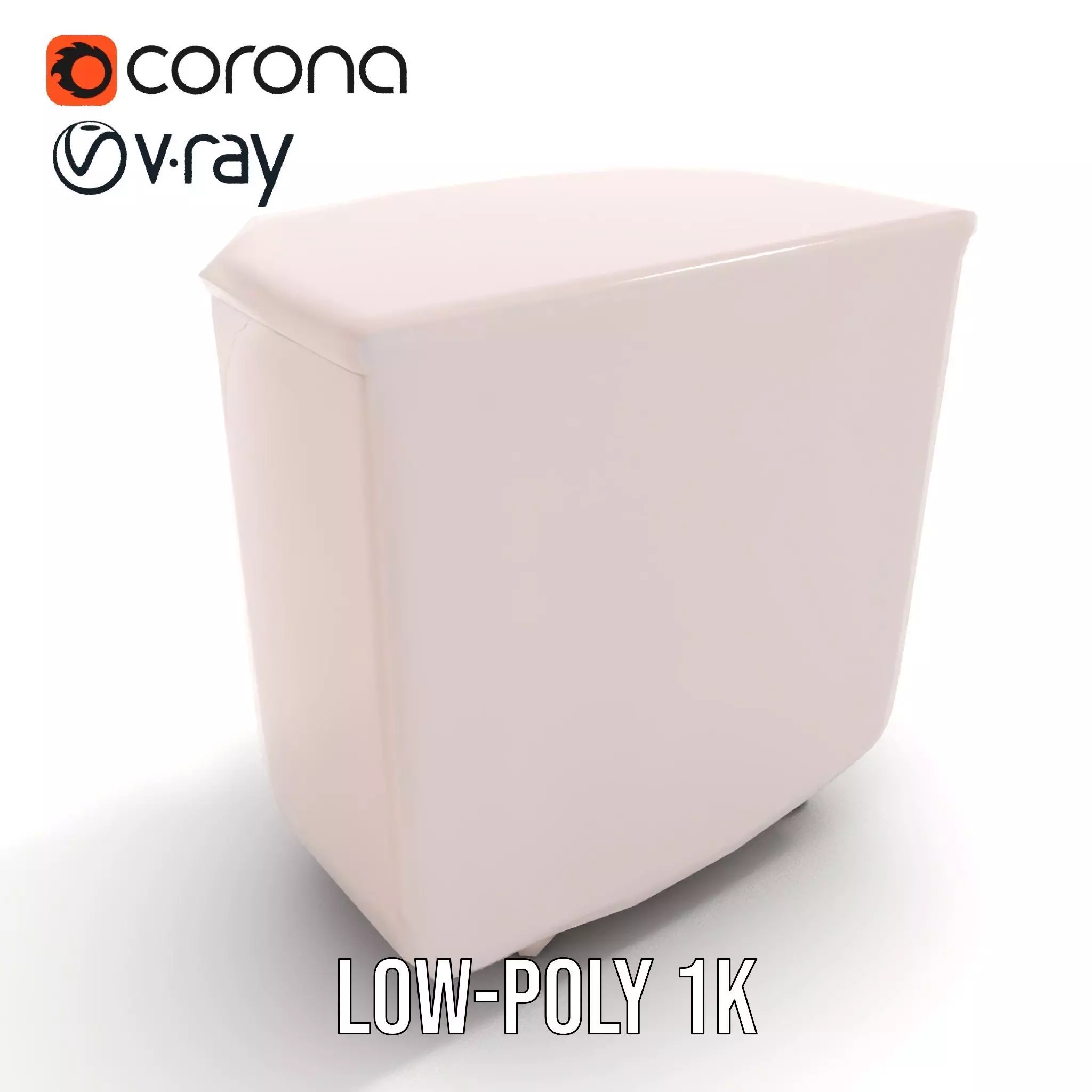 Colorful Dresser Drawer Model Pack Low-poly 3D model_10