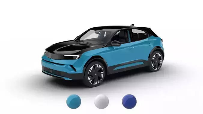 Opel Mokka 2025 3d model