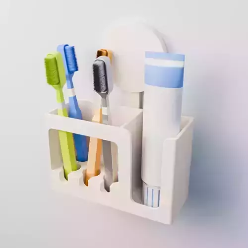 Wall-Mounted Toothbrush