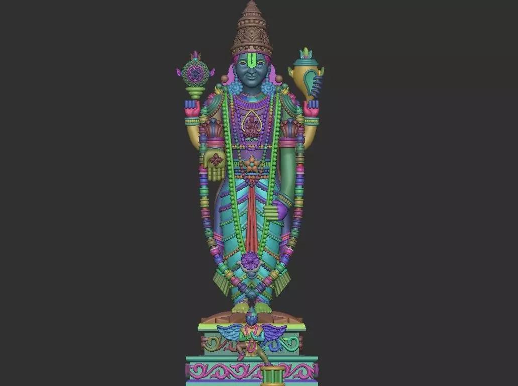 BALAJI VENKETESWAR 3D MODEL 3D model_10
