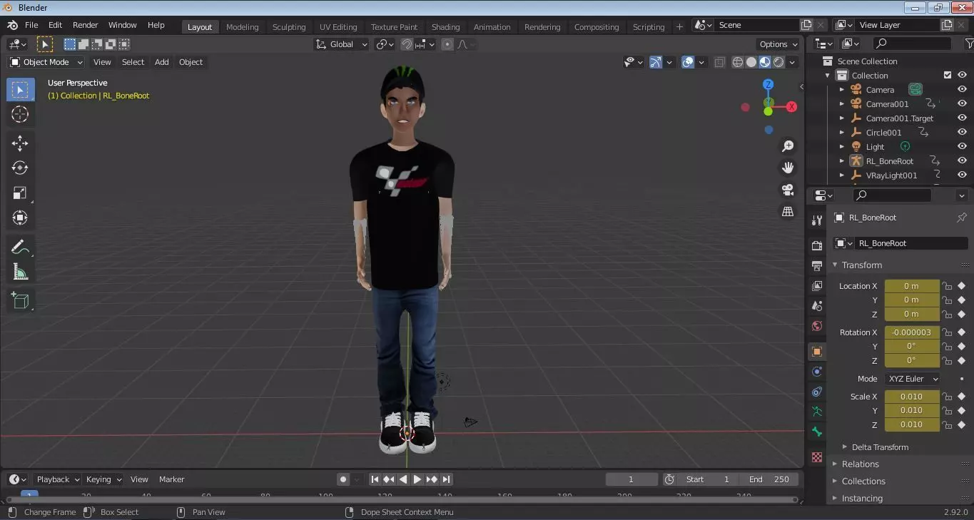 Marques MotoGp Rigged  Low-poly 3D model_14