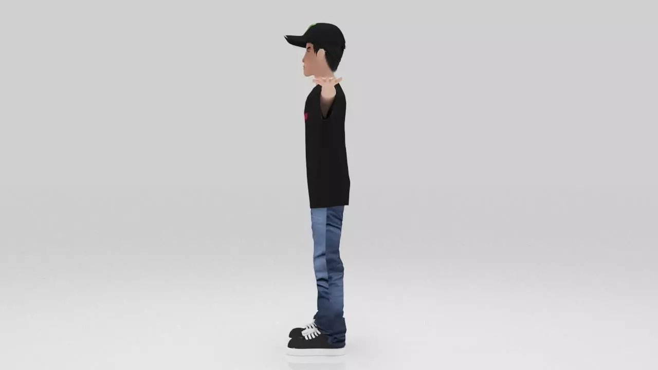 Marques MotoGp Rigged  Low-poly 3D model_2