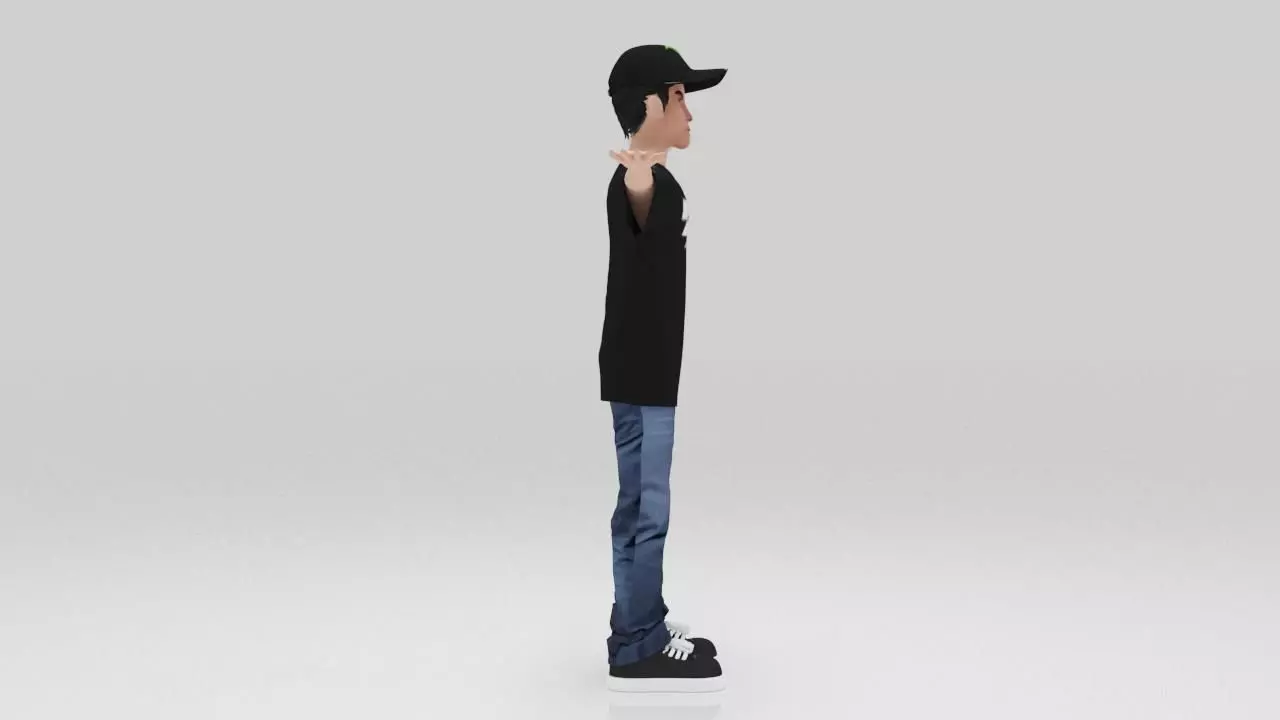 Marques MotoGp Rigged  Low-poly 3D model_4