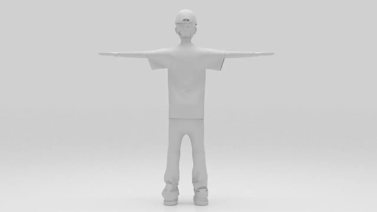 Marques MotoGp Rigged  Low-poly 3D model_7