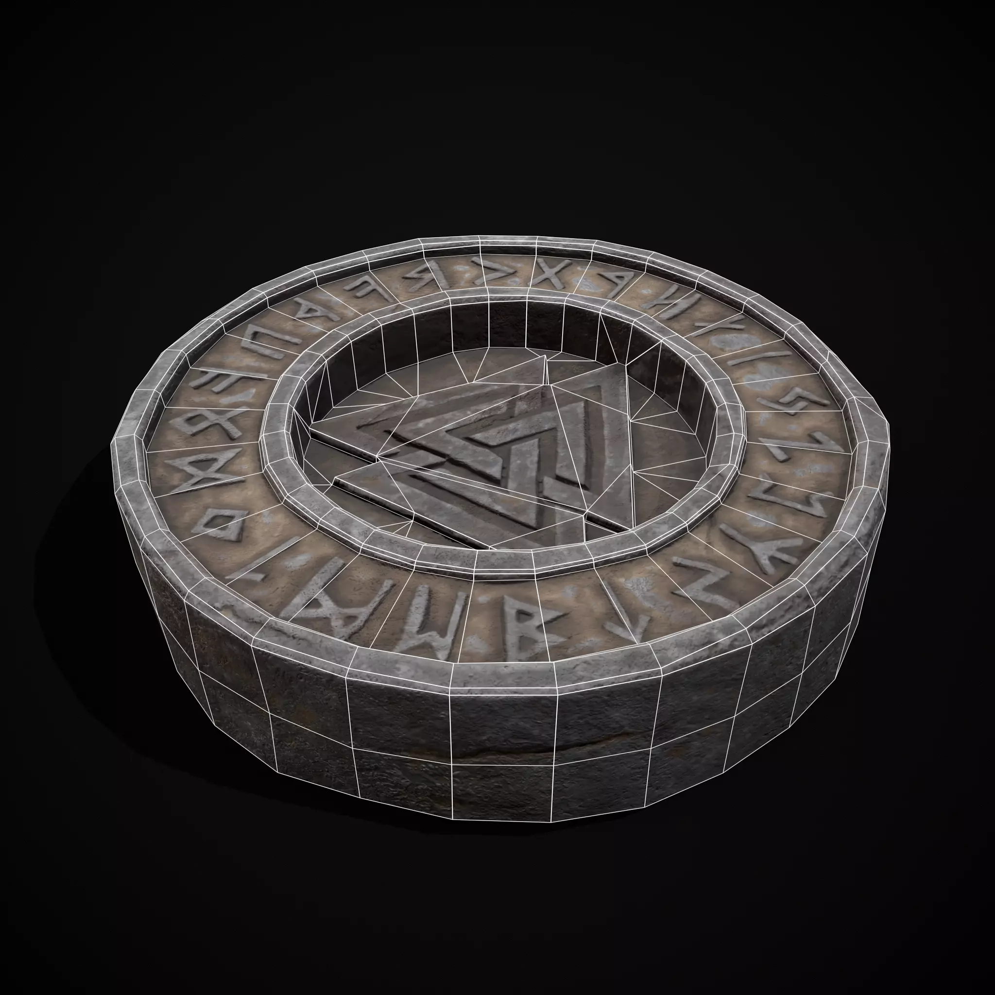 Slavic Gods Figurines Set Low-poly 3D model_29