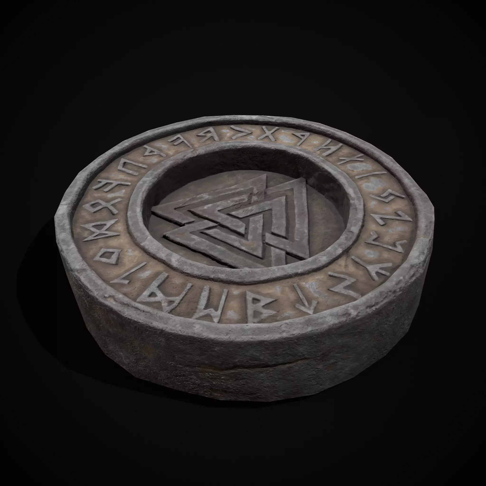 Slavic Gods Figurines Set Low-poly 3D model_28