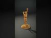 Golden Trophy Winner Statue Model Pack Low-poly 3D model_2