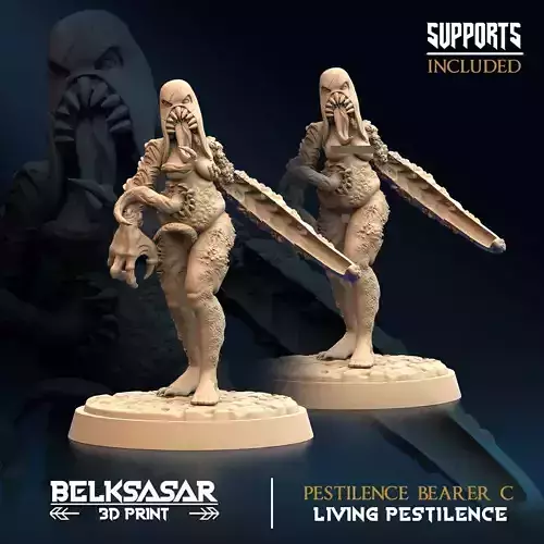 Pestilence Bearer C Nude and Normal
