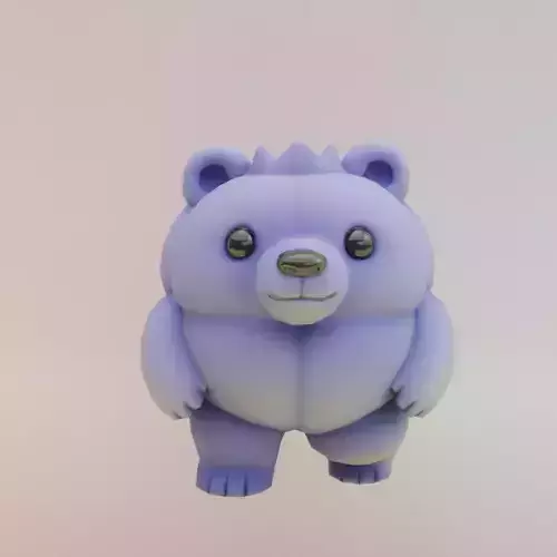 Blueberrini Tatticini Italian brainrot Low Poly Character Low-poly 3D model