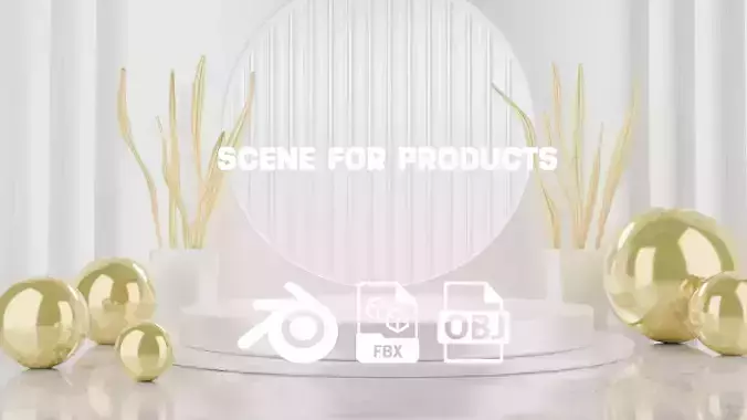 Scene For Product 3D model