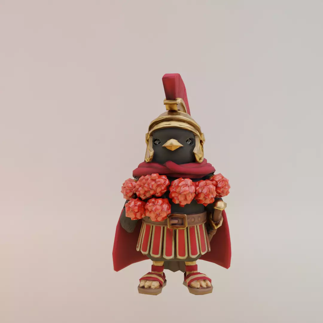 Brri Brri Bicus Dicus Bombicus Italian brainrot Low Poly Low-poly 3D model_0