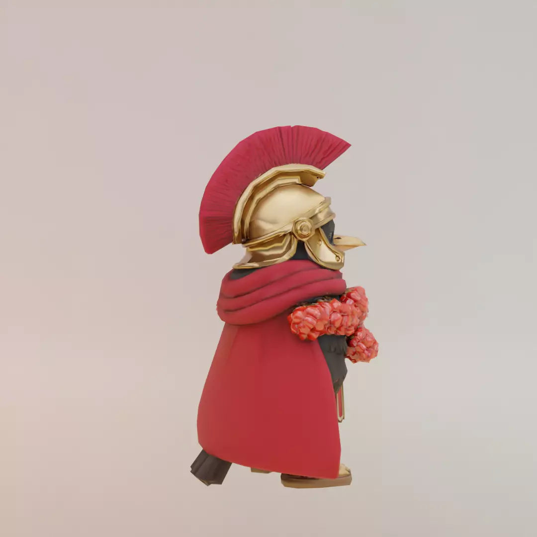 Brri Brri Bicus Dicus Bombicus Italian brainrot Low Poly Low-poly 3D model_8