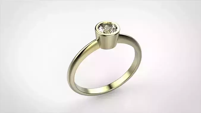 Simple engagement ring 