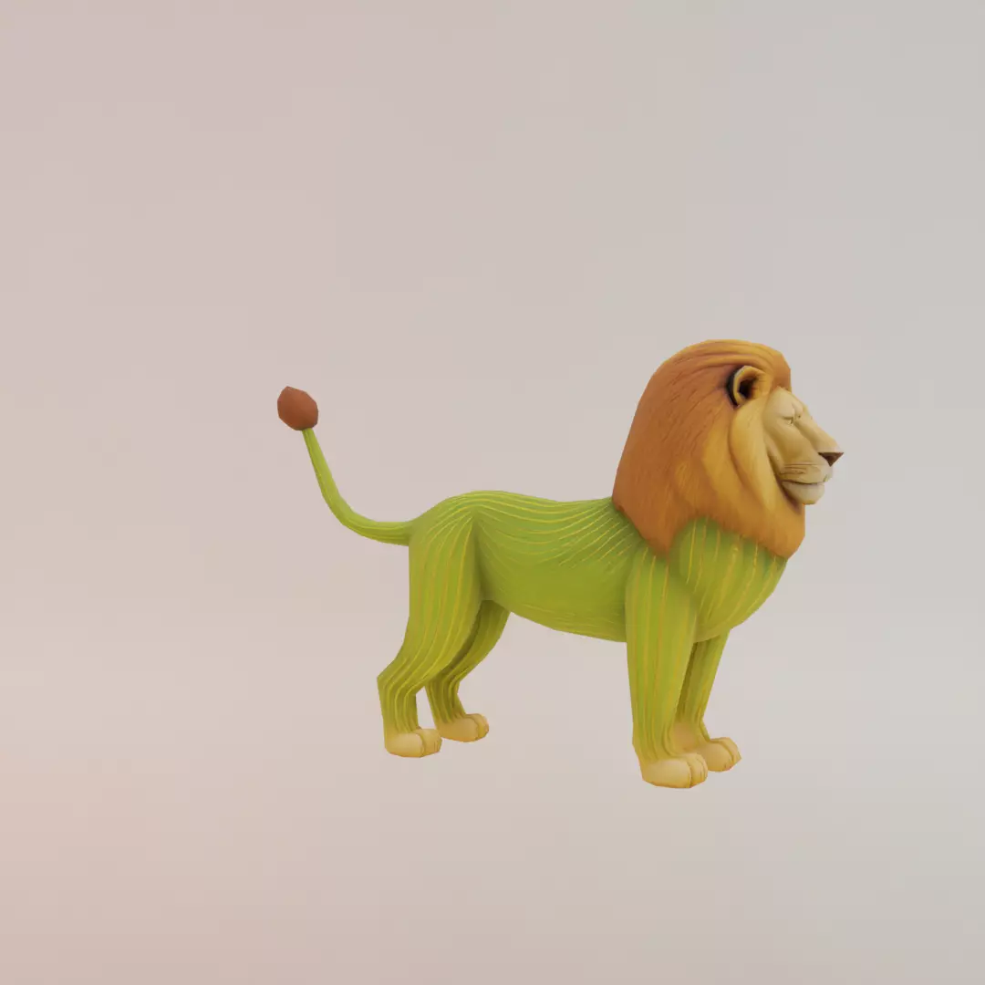 Leonelli Cactuselli Italian brainrot Low Poly Character Low-poly 3D model_10