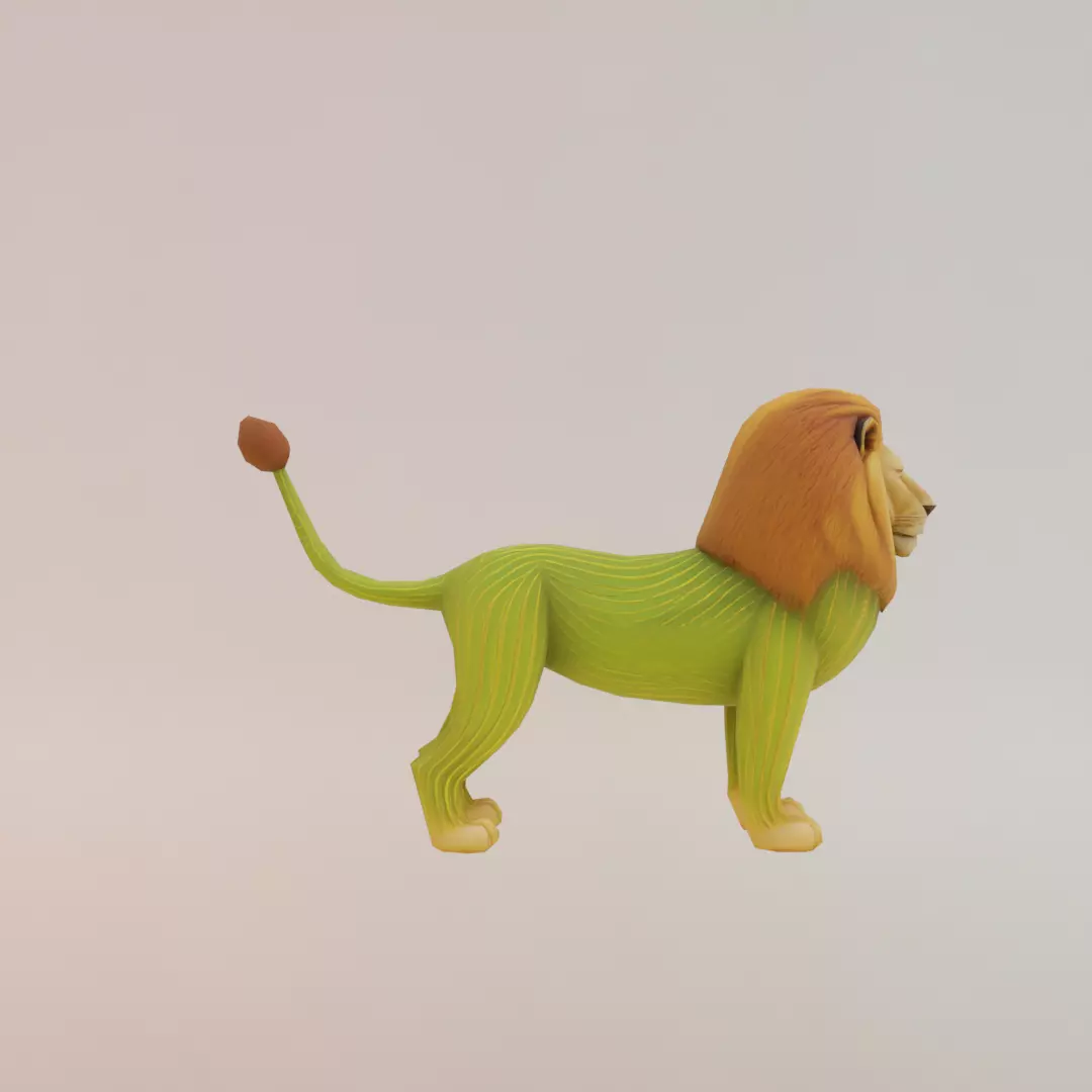 Leonelli Cactuselli Italian brainrot Low Poly Character Low-poly 3D model_9