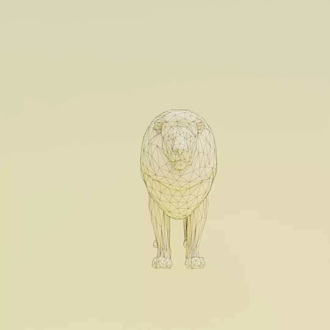 Leonelli Cactuselli Italian brainrot Low Poly Character Low-poly 3D model_12