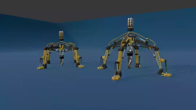 Sci fi Mining Drill 