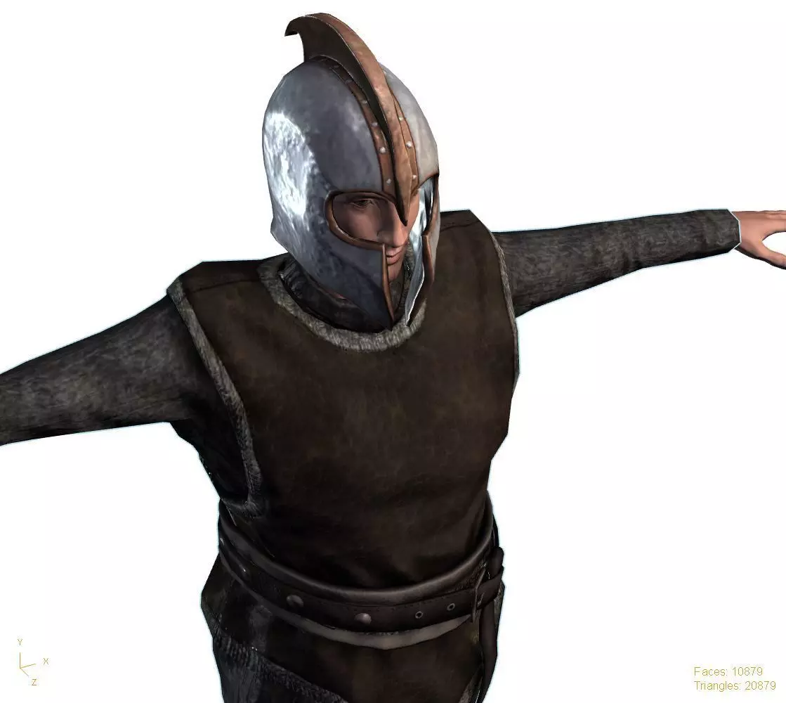 3D Cartoon Character Low Poly Model Game Ready Rigged Textured Low-poly 3D model_2