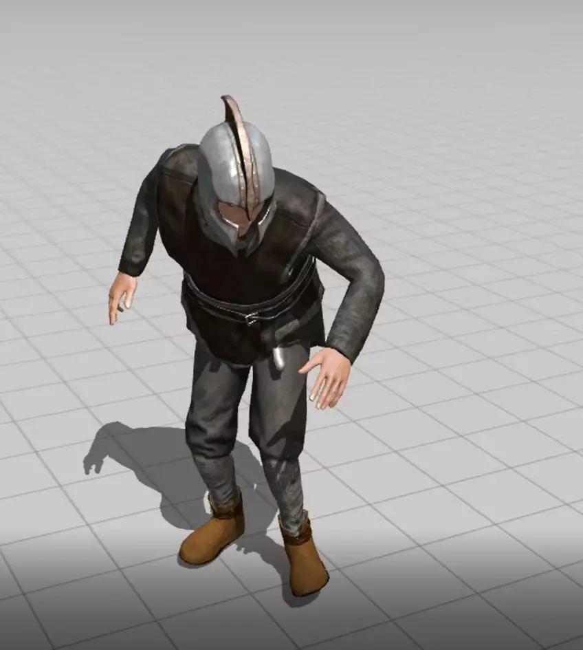 3D Cartoon Character Low Poly Model Game Ready Rigged Textured Low-poly 3D model_22