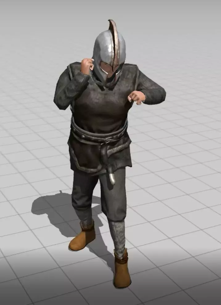 3D Cartoon Character Low Poly Model Game Ready Rigged Textured Low-poly 3D model_20