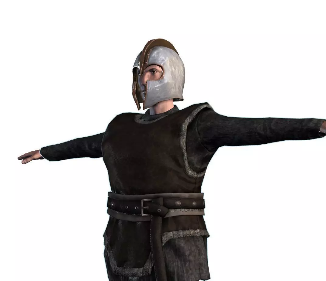 3D Cartoon Character Low Poly Model Game Ready Rigged Textured Low-poly 3D model_17