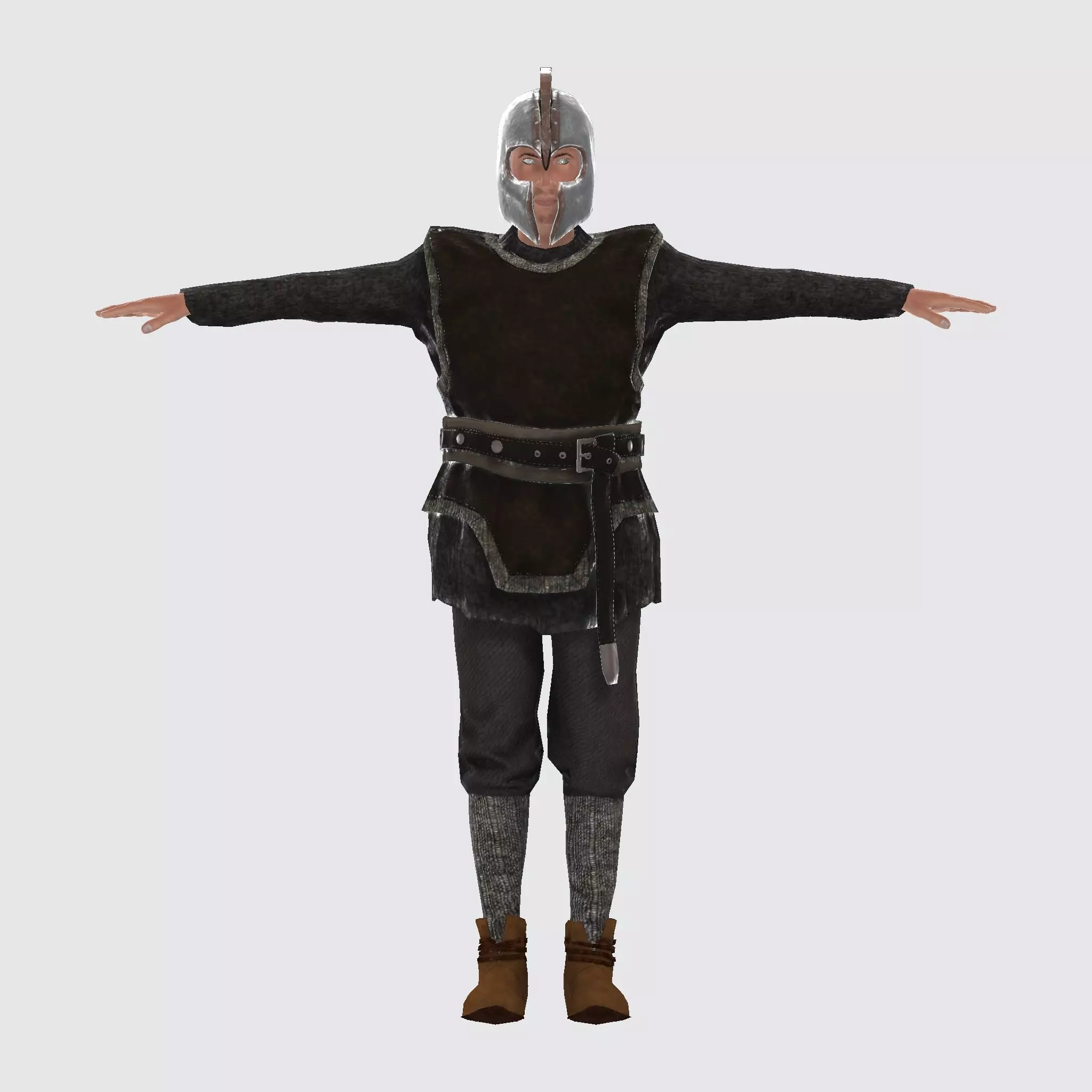 3D Cartoon Character Low Poly Model Game Ready Rigged Textured Low-poly 3D model_12