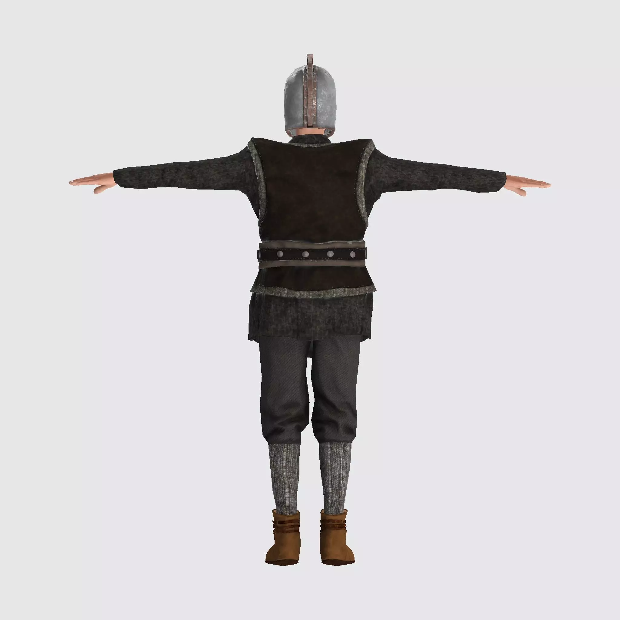 3D Cartoon Character Low Poly Model Game Ready Rigged Textured Low-poly 3D model_14