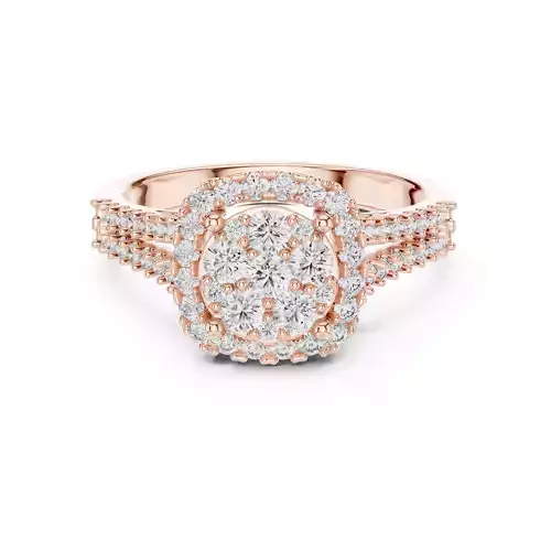 Halo Diamond Ring 3dm stl renders animation videos details 