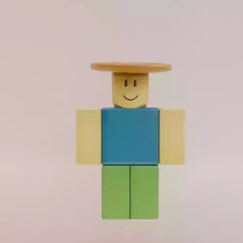 Noobini Pizzanini Italian brainrot Low Poly Character Low-poly 3D model