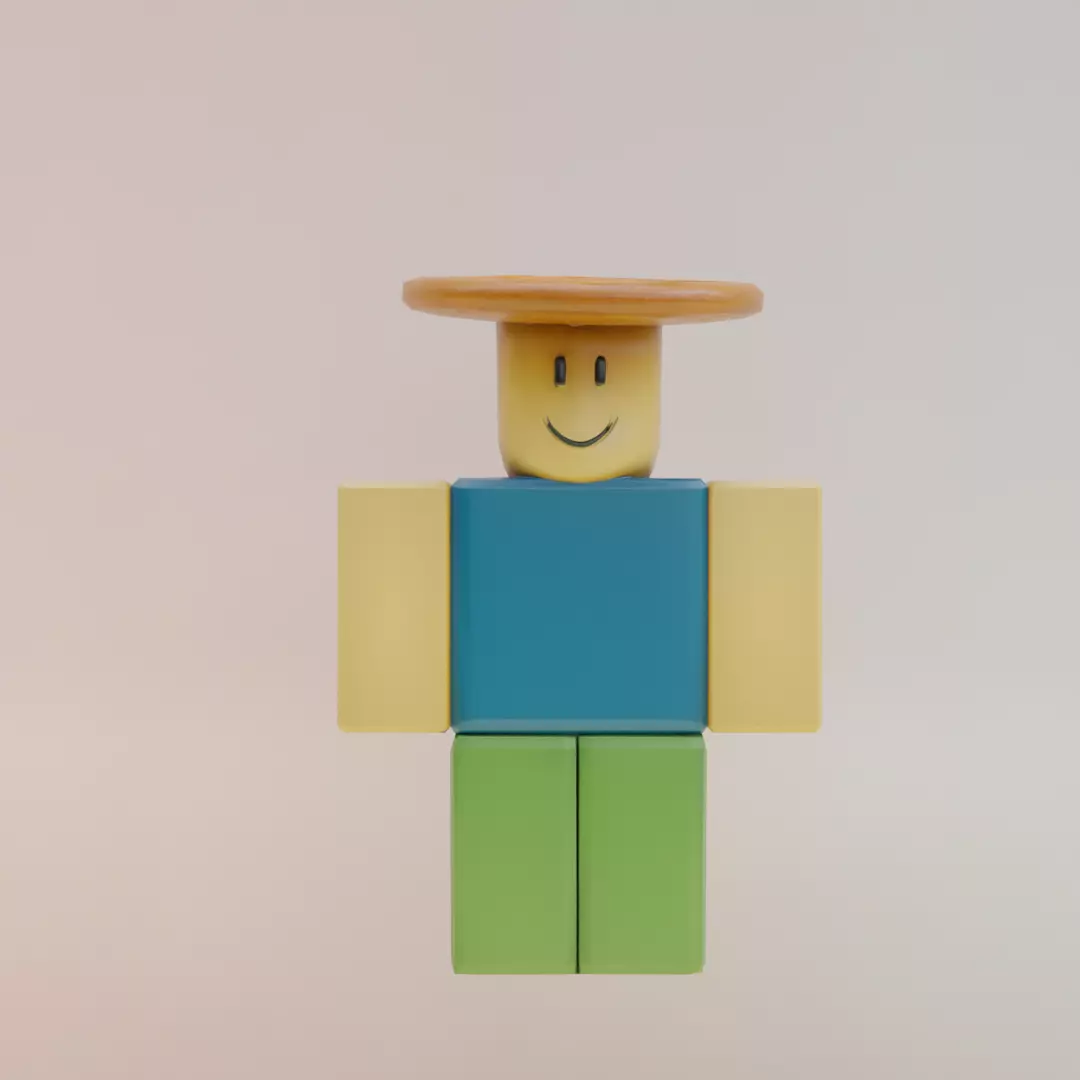 Noobini Pizzanini Italian brainrot Low Poly Character Low-poly 3D model_0