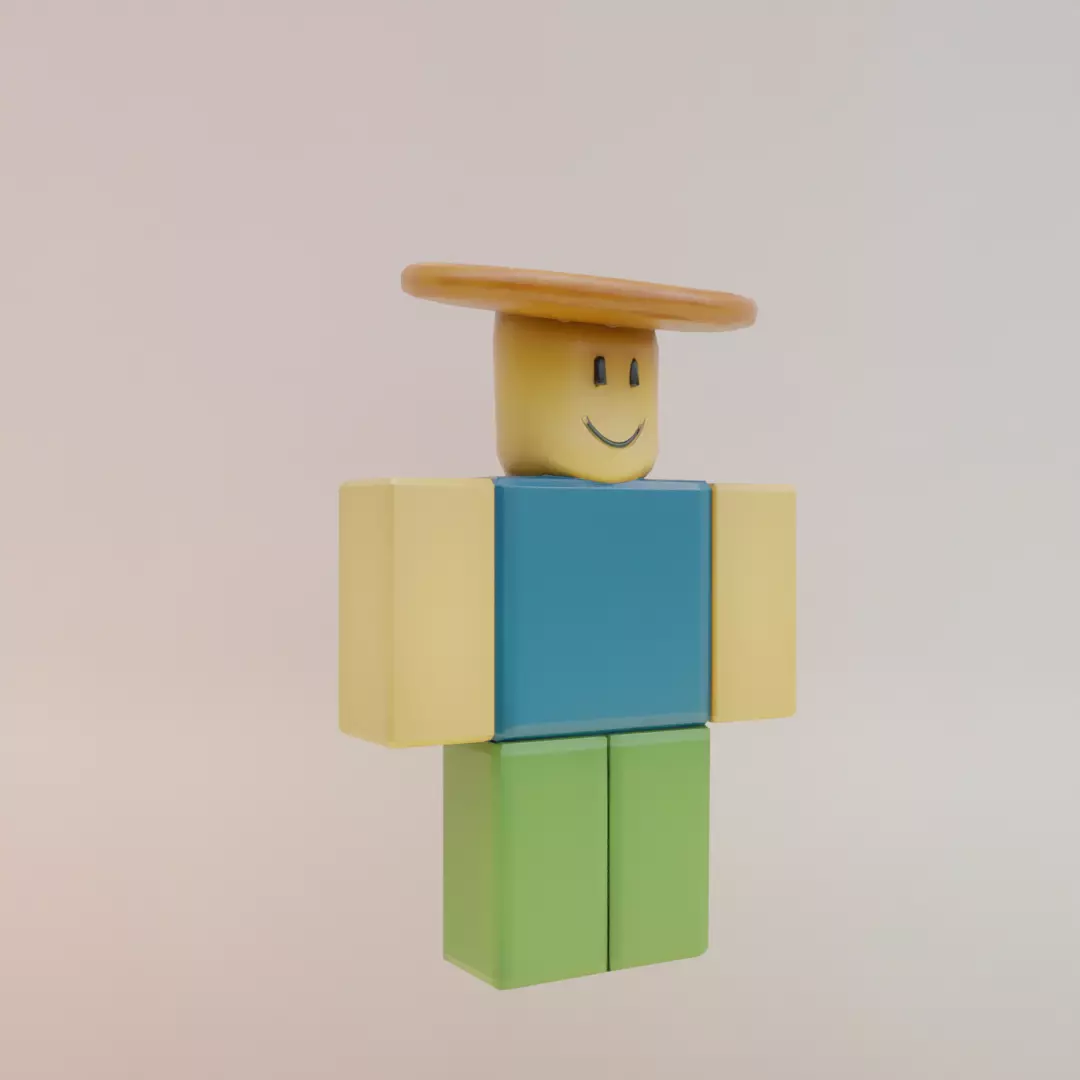 Noobini Pizzanini Italian brainrot Low Poly Character Low-poly 3D model_11