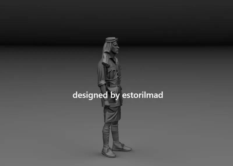 WW2 BRITISH SOLDIER AFRIKA SAS ALAMEIN V1 3D print model_2