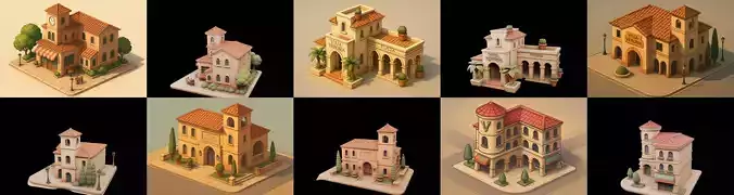 Villa luxe home bundle 9 pack 100 glb