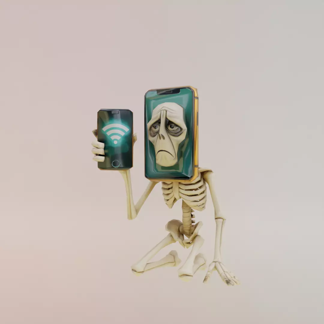 Pot hotspot Italian brainrot Low Poly Character Low-poly 3D model_1