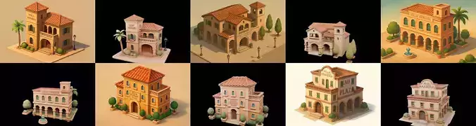 Villa luxe home bundle 8 pack 100 glb