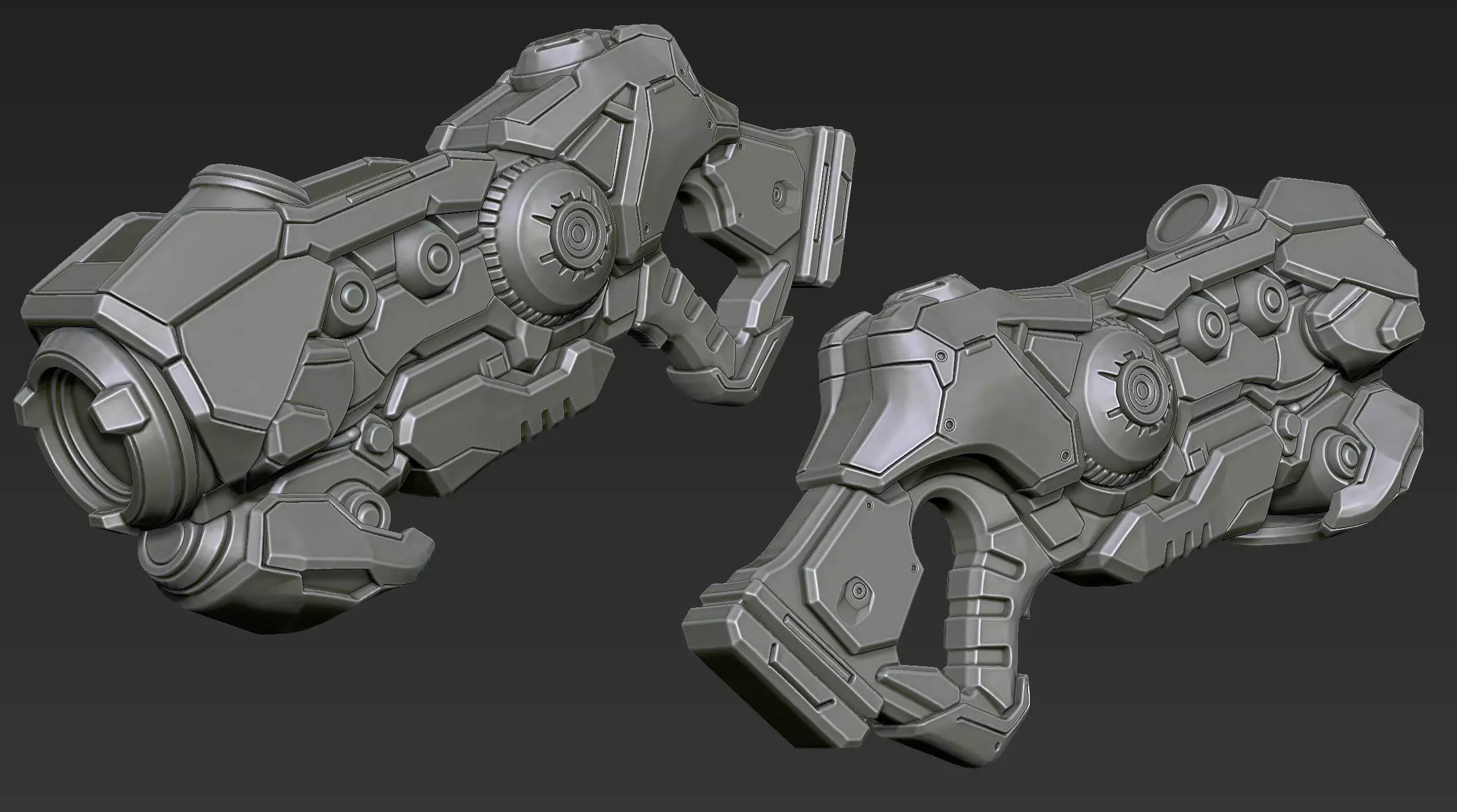 3D Printable Sci-Fi Weapon Part 7 3D model_7