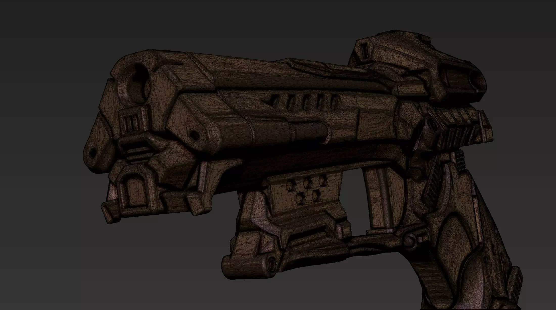 3D Printable Sci-Fi Weapon Part 7 3D model_9