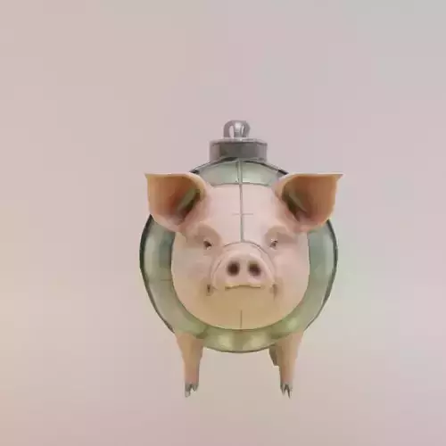 Svinino Bombondino Italian brainrot Low Poly Character Low-poly 3D model