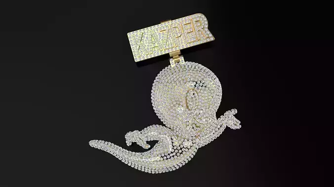 Casper Friendly Ghost Pendant