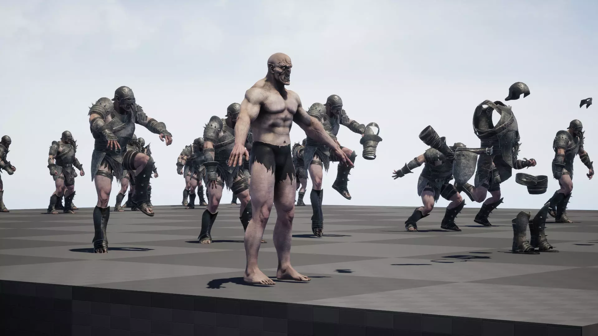 HeavyOrc1 Low-poly 3D model_36