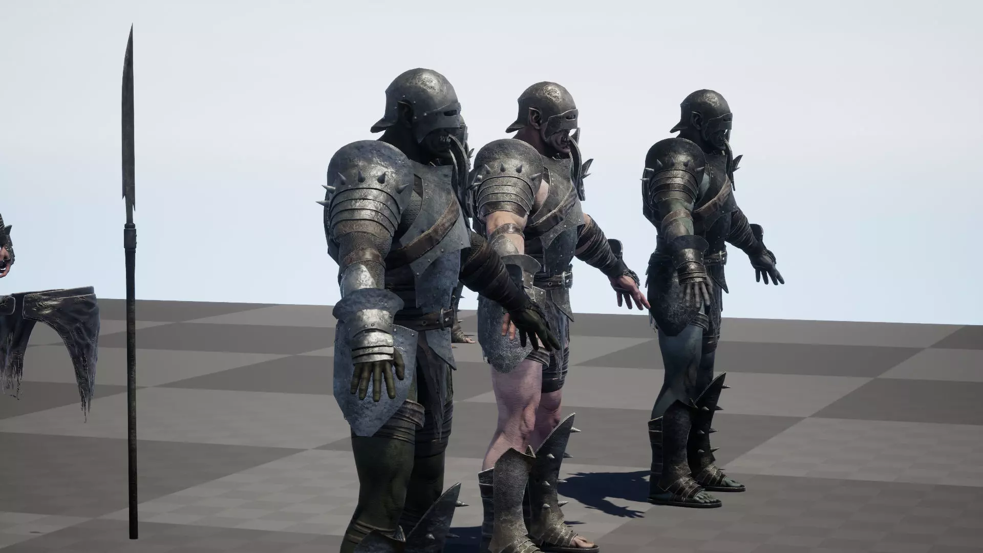 HeavyOrc1 Low-poly 3D model_33