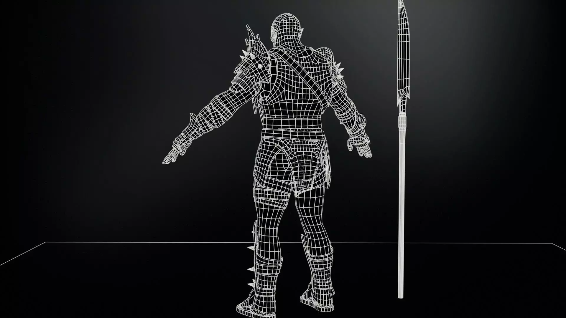 HeavyOrc1 Low-poly 3D model_23