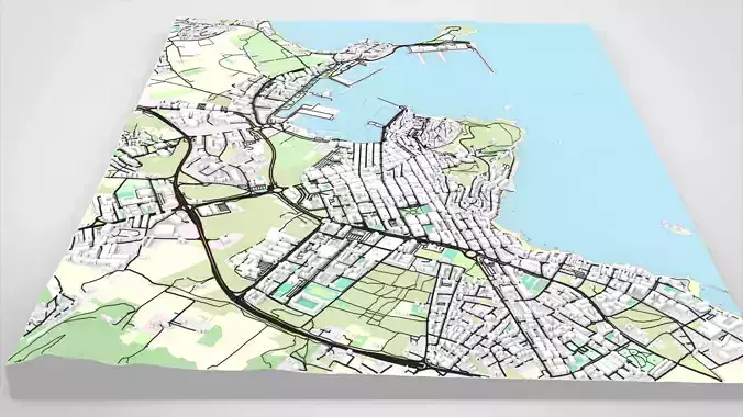 Cityscape Ibiza Balearic Islands Spain