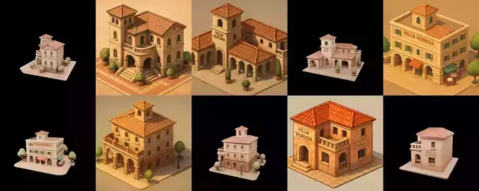 Villa luxe home bundle 5 pack 100 glb