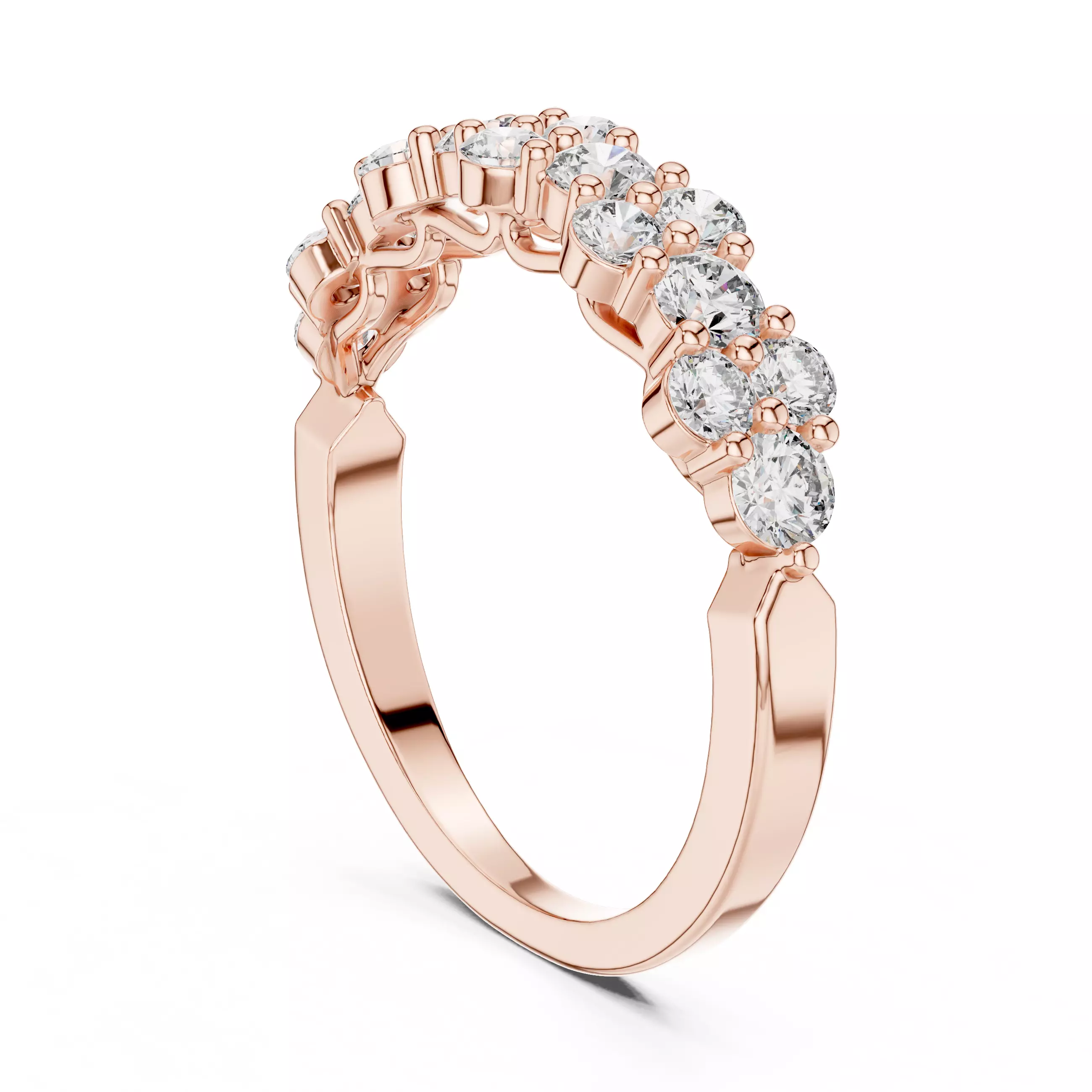 Eternity Band Ring 3dm stl renders animation videos details 3D print model_3