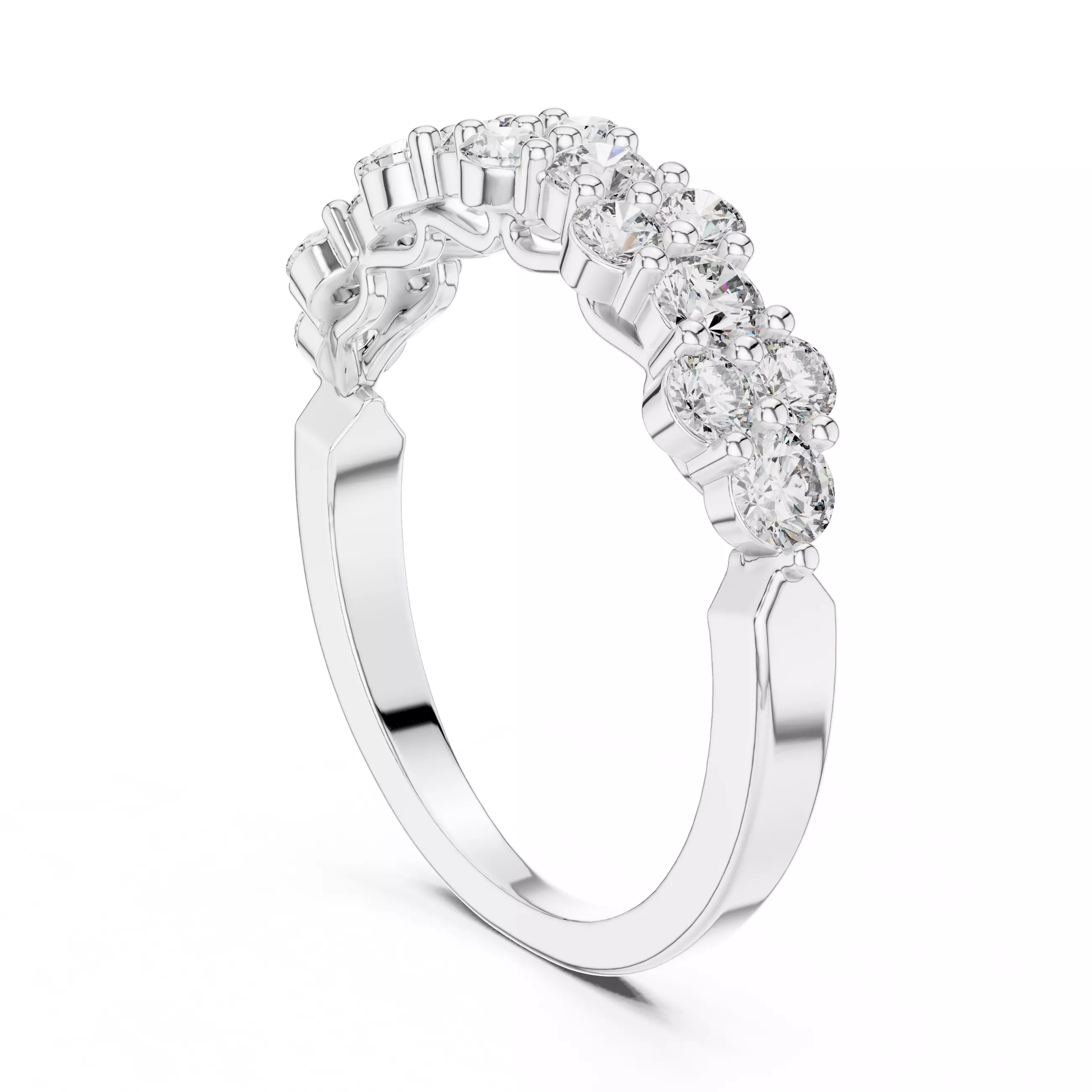 Eternity Band Ring 3dm stl renders animation videos details 3D print model_6